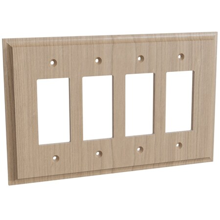 Designs Of Distinction Quad Levington Switch Plate - Cherry 01454003CH1